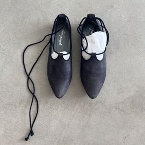 Free People Lace-up Flats